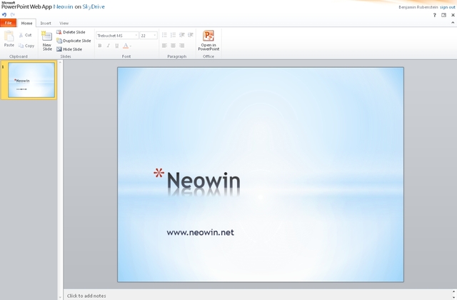 Neowin on SkyDrive